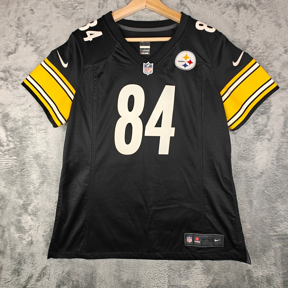 Nike NFL Jersey Mens Large Black Antonio Brown 84 Pittsburgh Steelers Football
